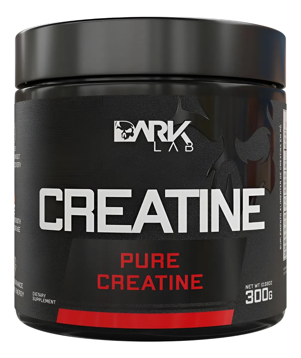 Creatina Monohidratada em Pote 300g 100% Pura Dark Lab