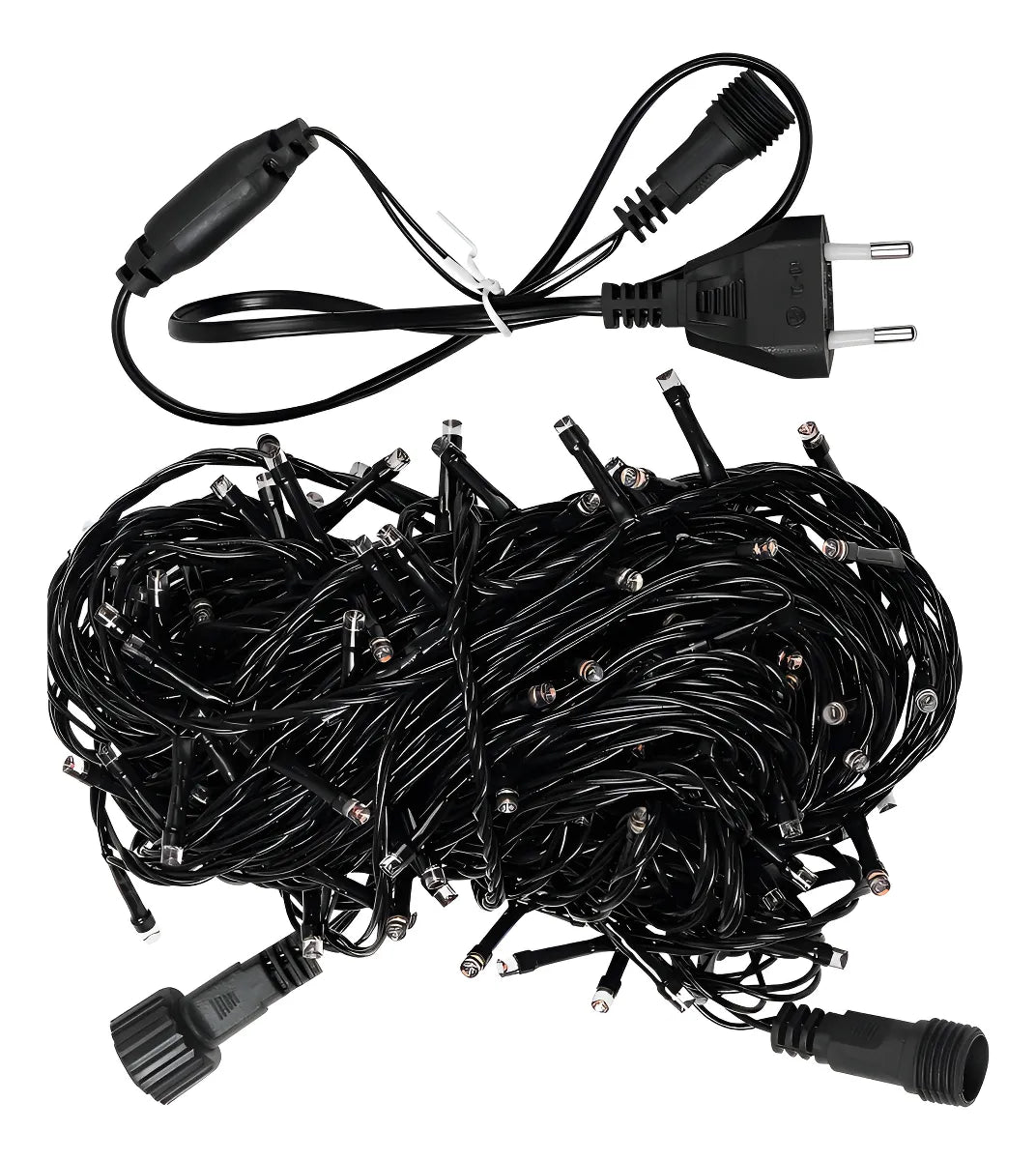 Cordão 100 Leds Com Strobo Prova D'água 10 Metros Natal Cor Das Luzes Branco-quente