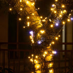 Cordão 100 Leds Com Strobo Prova D'água 10 Metros Natal Cor Das Luzes Branco-quente