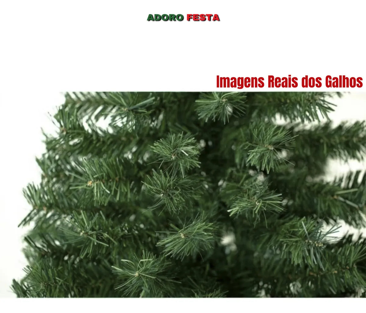 Árvore de Natal Tradicional Pinheiro Verde 1,80m 850 Galhos Cheios