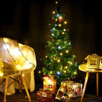 Cordão 100 Leds Com Strobo Prova D'água 10 Metros Natal Cor Das Luzes Branco-quente