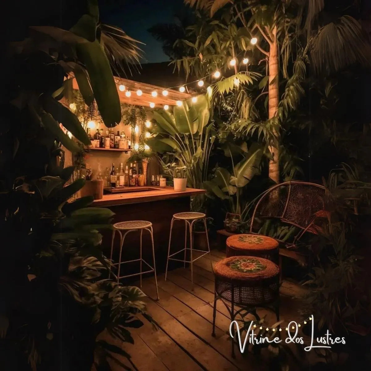 Varal De Luzes Led 10m Externo Com Lâmpadas Gambiarra Cordão