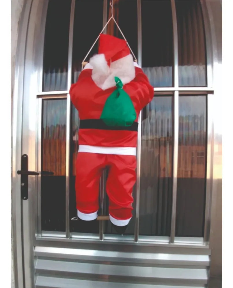 Papai Noel Subindo Escada 90cm Grande Natalino