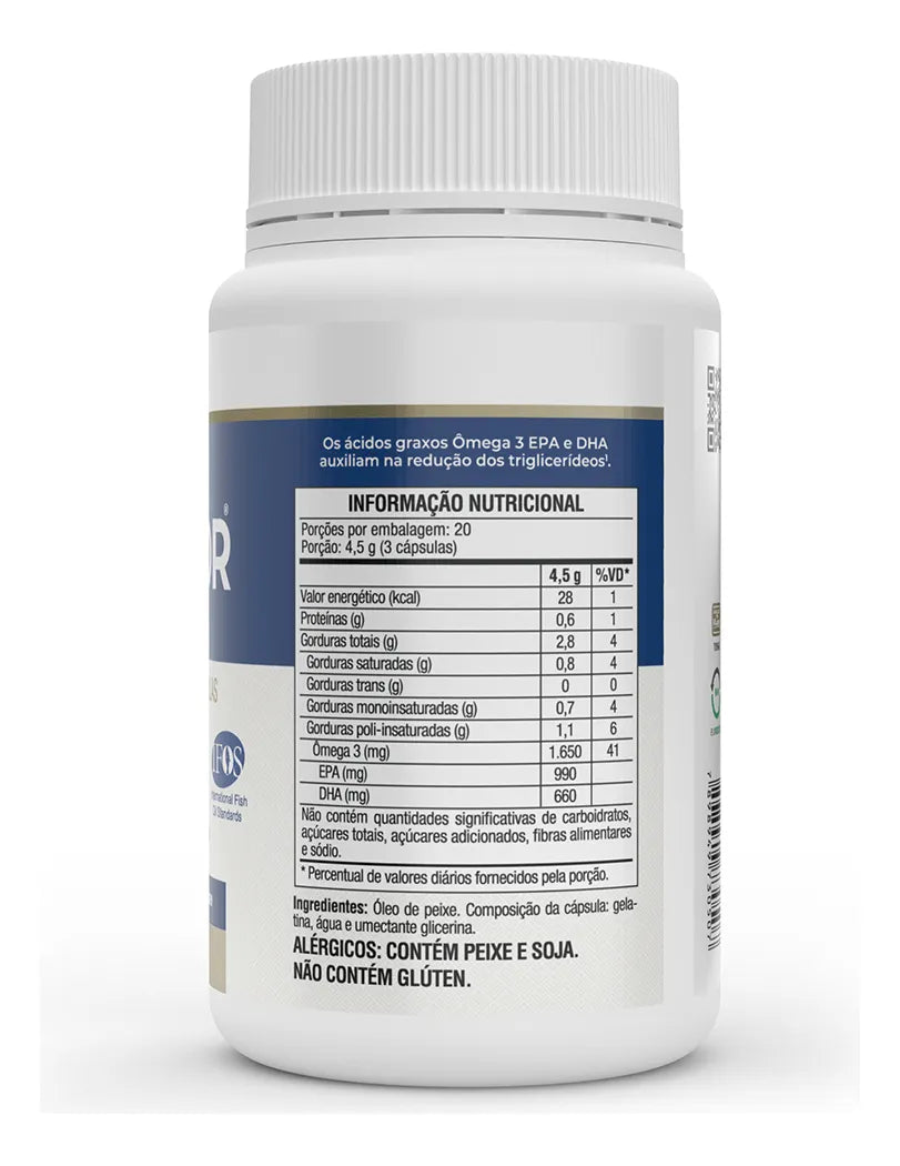 Omegafor Plus 60 Cápsulas Ômega 3 Vitafor