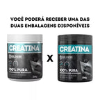 Creatina Monohidratada Pote 300g 100% Pura Importada Soldiers Nutrition Suplemento Performance Muscular Força